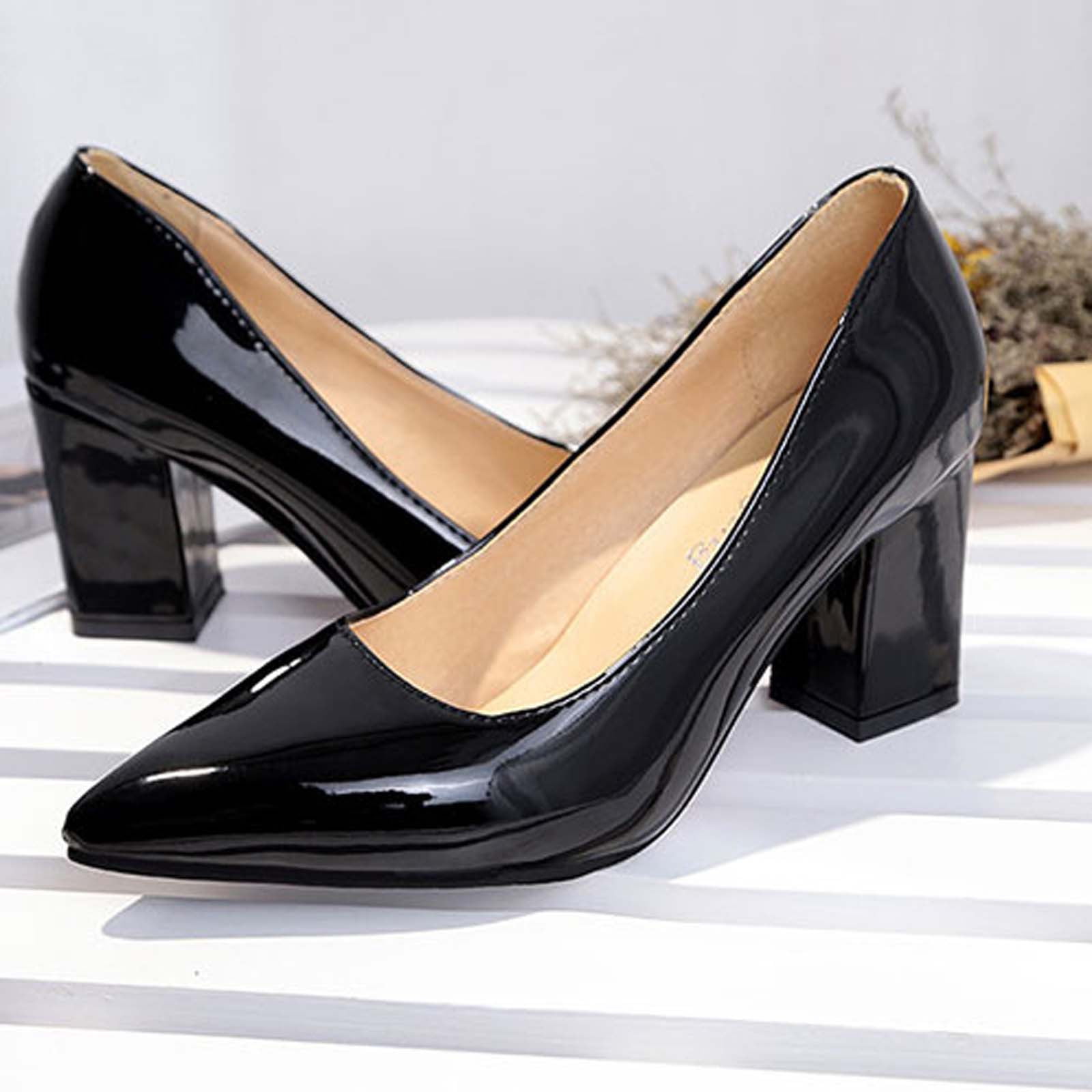 Pointy Toe Ladies Shoes Black Cut-out Sandal High Heels Pumps for Women -  China Shoes and Women Shoes price | Made-in-China.com