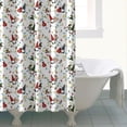 thumbnail image 4 of White Christmas Gnome and Light Pattern Shower Curtain 72"x72" ,Bathroom Decorative Shower Curtains Set with 12 Hooks,Modern Waterproof Washable Shower Curtain, 4 of 6