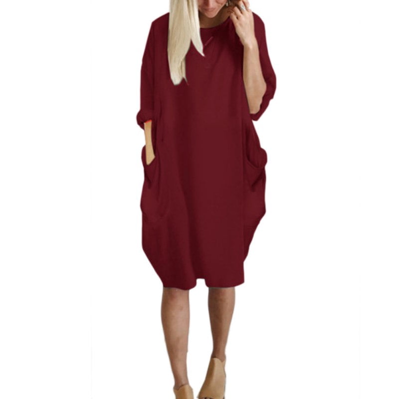 plus size shirt dress with pockets