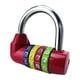 thumbnail image 2 of de combinación de 4 dígitos digital de puerta Protección de pozo, traseña libre para caja de , ROJO Yotijar candado de combinación, 2 of 7