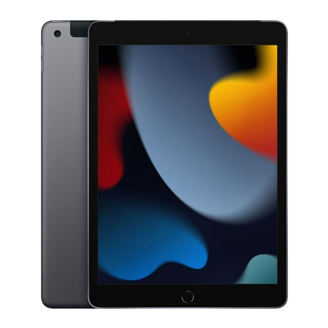 Apple iPad 10.2" Wi-Fi + Cellular, 64GB - 9th Generation 2021 Model, Choose Color