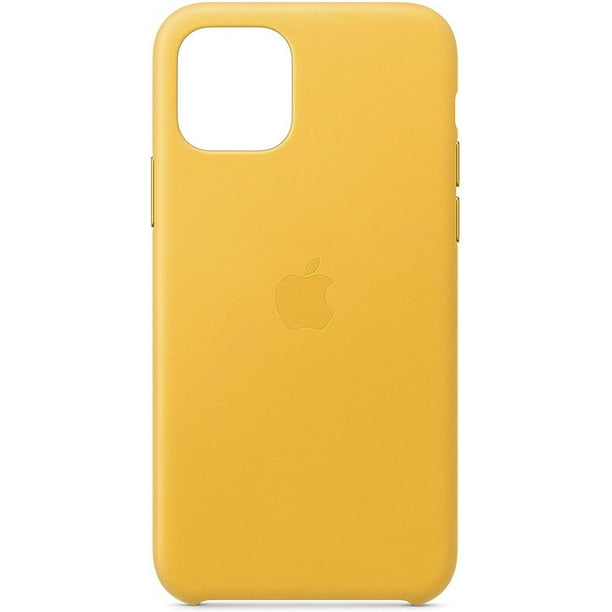 Apple Coque en Cuir (pour iPhone 11 Pro) - Meyer Lemon(New-Open-Box)
