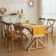 thumbnail image 7 of Boho Burlap Table Runner With Tassels, Spring Summer Kitchen Dining Table Decoration for Indoor Outdoor Home Farmhouse Decor 13X72 inches, 7 of 7