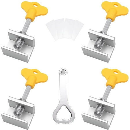 

4Sets Sliding Window Locks with Key for Home Office and Public Places