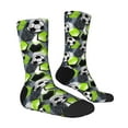 thumbnail image 4 of Yiaed Football Print Great elasticity Crew Socks Sports socks for Men and Women, 4 of 5
