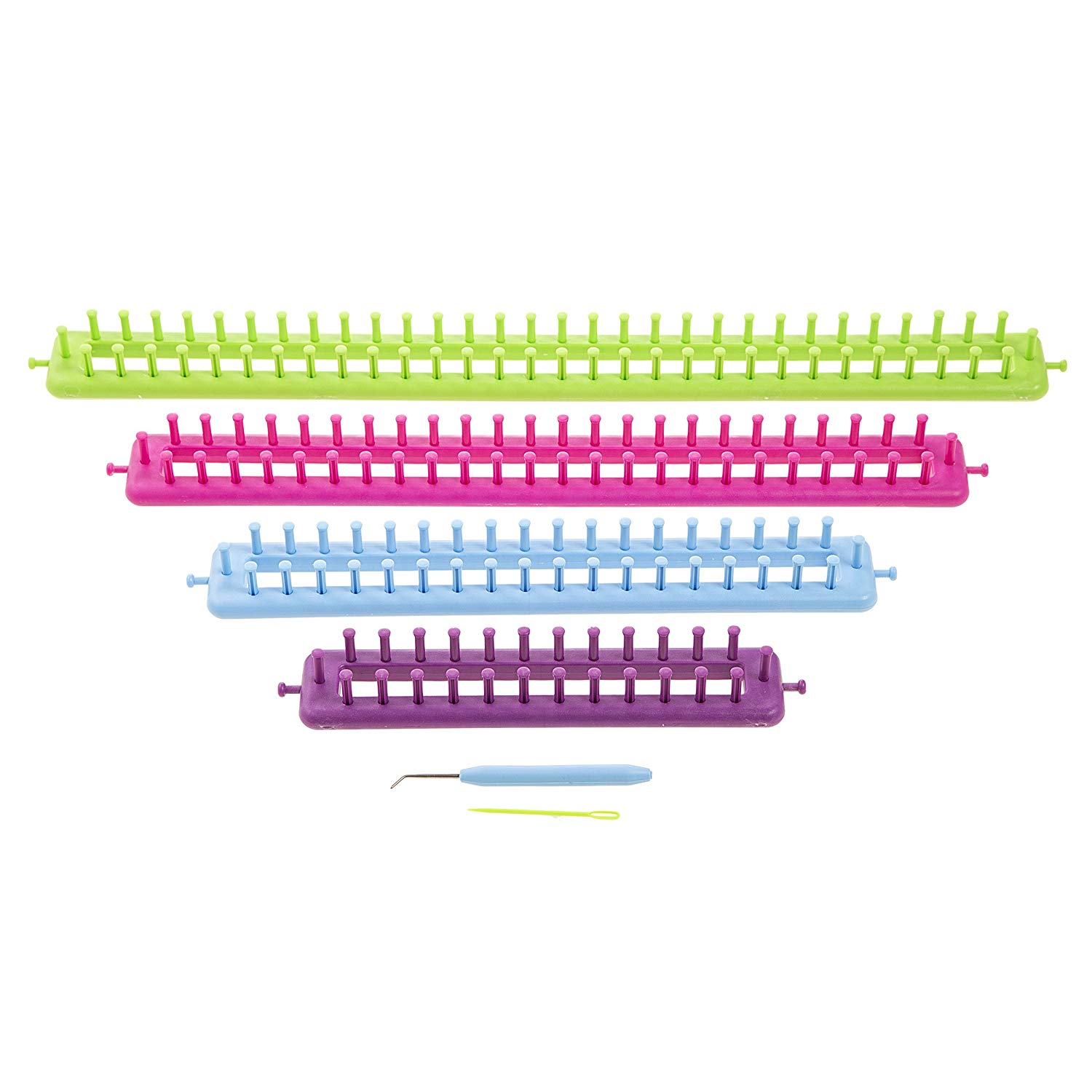 Long Loom Set Multi Color, SET INCLUDES The long loom set includes 4