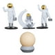 thumbnail image 1 of Estatuil decorativa de , modelo de escultura Spaceman, estatua coleccionable para hotel, decoración de pasteles, comedor, estanterías, Amarillo Baoblaze Estatuilla de estatua de astronauta, 1 of 7