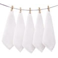 thumbnail image 1 of 7PCS Towels Cotton White Superior Hotel Quality Soft Face Hand Towels 30X30cm, 1 of 3