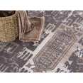 thumbnail image 5 of 2â€™ x 13â€™ Gray Faded Tribal Motifs Runner Rug, 5 of 7
