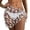 White, variant on DFEK Elegant Women's Sheer Mesh Beach Cover Up Skirt with Lace Up Detail and Waist for Swimwear White L
