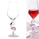 thumbnail image 4 of Copas de Martini con flamenco rosa, copas para beber champán y vino para Navidad 500ML, 4 of 9