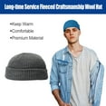 thumbnail image 2 of Beanie Wool Fashion Keep Warm Fleeced Hat Multipurpose Winter Breathable Sports Caps, 2 of 6