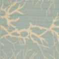 thumbnail image 1 of Unique Loom Botanical Collection Abstract Pictorial Transitional Indoor and Outdoor Flatweave Area Rug, 9 x 12 Feet, Light Blue/Beige, 1 of 10