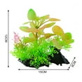 thumbnail image 5 of Yirtree Aquarium Plastic Leaf Plant, Fish Tank Decor Accessories & Supplies, Hiding Spot for Fish, Reptiles, Amphibians, 5 of 8