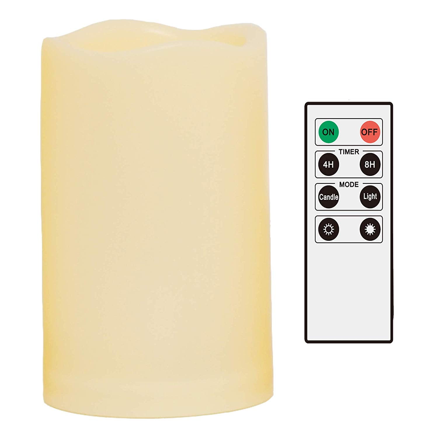 iZAN Outdoor Flameless LED Candles with Remote & Timer Long Lasting