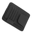 thumbnail image 1 of Support de Rangement pour Pare-Soleil de Voiture Design Compact pour Lunettes Cartes Marron, 1 of 7