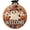 Multicolor D, variant on Halloween Diamond Art Hanging Sign, Wooden Round Welcome Ornament with Ribbon for Front Door 7.87in