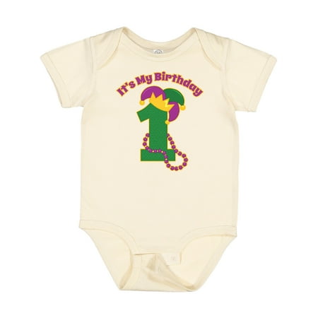 

Inktastic Mardi Gras 1st Birthday Gift Baby Boy or Baby Girl Bodysuit