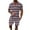 Pink, variant on Ediodpoh Men's Suits Male Casual Striped Ramp Print Two Piece Suit Zipper Short Sleeve Top Blouse Suit Drawstring Pocket Short Set Short Sets for Women White XXL