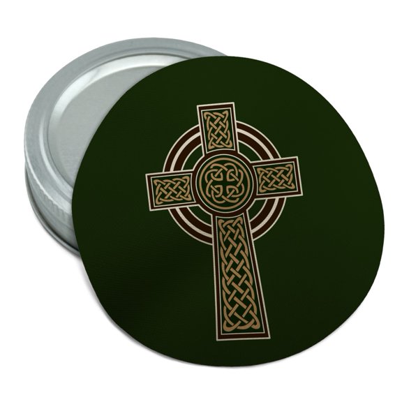 Celtic Christian Cross Irish Ireland Round Rubber Non-Slip Jar Gripper Lid Opener