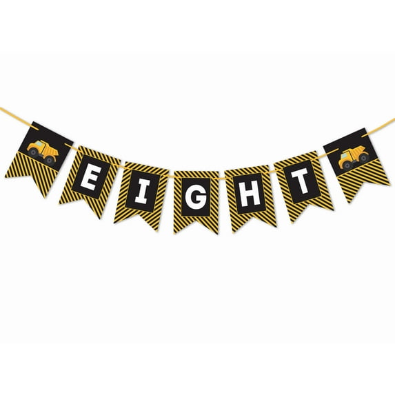 Inkdotpot Birthday Backdrops For PartyI Am EightCarnival Party Supplies For Boy TruckBirthday Banners