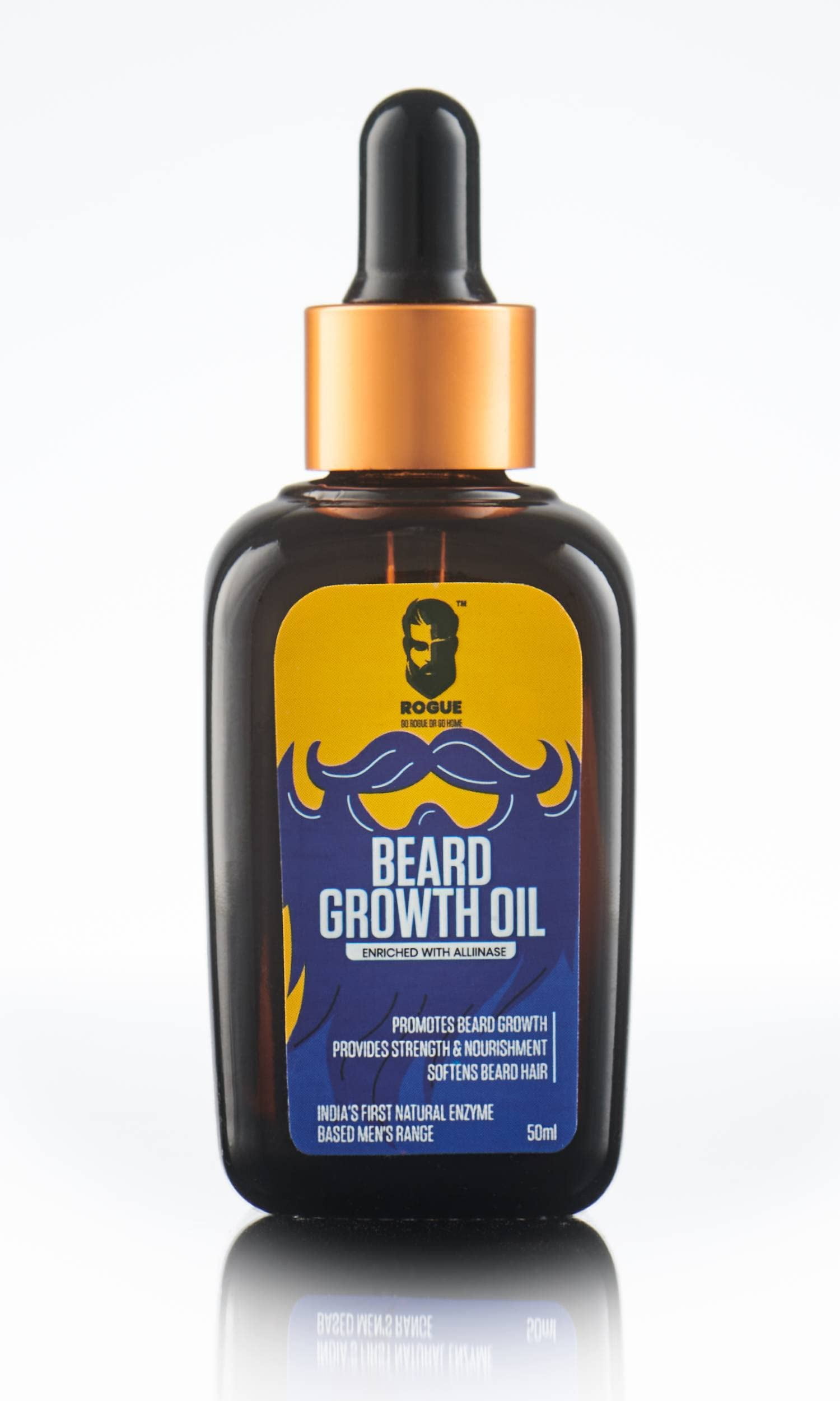 Rogue Beard Growth Oil Alliinase Enriched Faster Beard Growth And