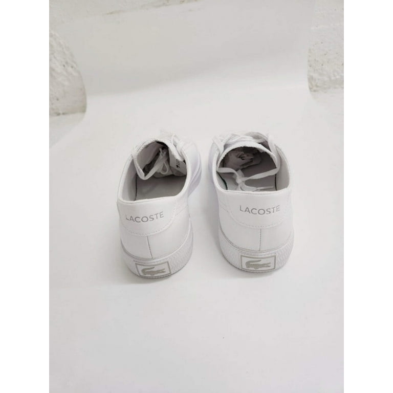 Lacoste Gripshot BL21 1 White Leather Sneakers Lacoste Gripshot Bl21 1 CMA In White For Men | Lace up  main image 4