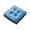 Sky Blue #7, variant on Velvet Floor Pillow with Handles, Thick 4 Inch Floor Cushion for Adults, 18x18 Inch Soft Seat Mat for Living Room, Yoga, Porch & Outdoor Lounging