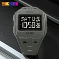 thumbnail image 5 of Square Mens Digital Watch Outdoor Sports Multi-Function Watch LED Waterproof Chronograph Electronic Watches, 5 of 6