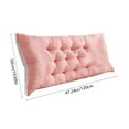 thumbnail image 2 of RBCKVZ Bedside Cushion Soft Bed Cushion Large Back Cushion Removable and Washable Tatami Backrest (Hot Pink,50 * 120cm), 2 of 6