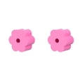 thumbnail image 3 of Ruiboury Moules en Forme de Fleur à Trou Unique Mousse Tournante Réutilisable Lavable Doublure Légère Résistante à l'Usure Gobelet Éponge Rose 95mm 2Ensemble, 3 of 6