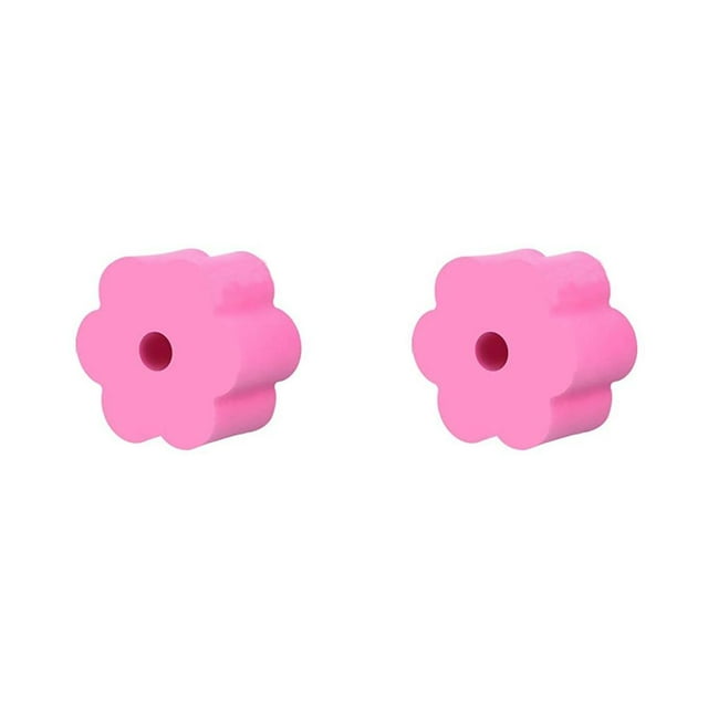 Vasos Naiovety con forma de flor espuma giratoria Rosa 95mm 2Conjunto