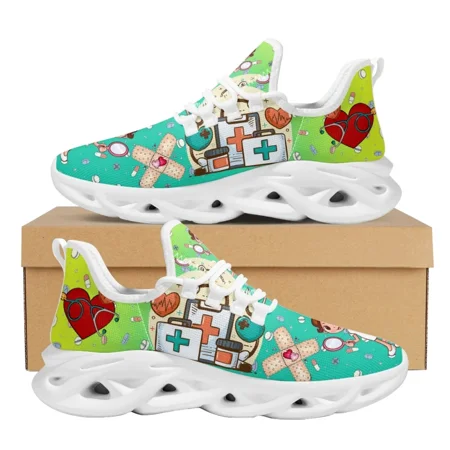 

Female Pink Blade Shoes Cartoon Medical Supplies Soft Sole Flats Sneakers for Women Custom Design Anti-slip Tenis De Mujer 2024