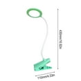 thumbnail image 3 of Kraoden LED Clip Desk Lamp, Portable USB Rechargeable Night Light with Flexible Gooseneck and Sturdy Clamp for Reading, Office, Study, Bedside, Reducing Eye Fatigue and Energy Saving, 3 of 6