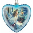 thumbnail image 2 of GDeBrekht 738-085 5.5 in. Limited Edition Light The Way Angel Glass Heart Ornament, 2 of 4