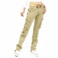 thumbnail image 3 of Womens Cargo Utility Work Hiking Army Military Multi Pockets Combat Casual Pants, 3 of 4