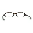 thumbnail image 4 of Adjustable Lens Angle Plastic Rectangular Reading Glasses Tortoise +2.0, 4 of 4