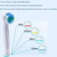 thumbnail image 2 of Angzhili 8Pcs SB-17A Toothbrush Replacement Heads, 2 of 8