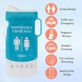 thumbnail image 4 of Yanerim 6/12/24 Pcs 750ML Disposable Urinal Bag Leak Proof Eco-Friendly Urine Bag Unisex Portable Camping Pee Bag Vomit Bag for Pregnant, Patient, Kids Travel Emergency Use, 4 of 6