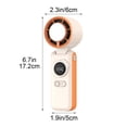 thumbnail image 3 of Thermoelectric Ice Cooling Handheld Fan 6000mAh 100-Speed Stepless Mini Portable Fan with Cold Plate for Outdoor Travel Sports,Pink, 3 of 7