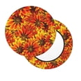 thumbnail image 2 of Balery Sunflower4 Velvet Round Bar Chair Cushion Cover Adjustable, Protects From Scratches And Stains, Soft & Washable Ideal For Wooden And Metal Stools - 14 Inch, 2 of 7