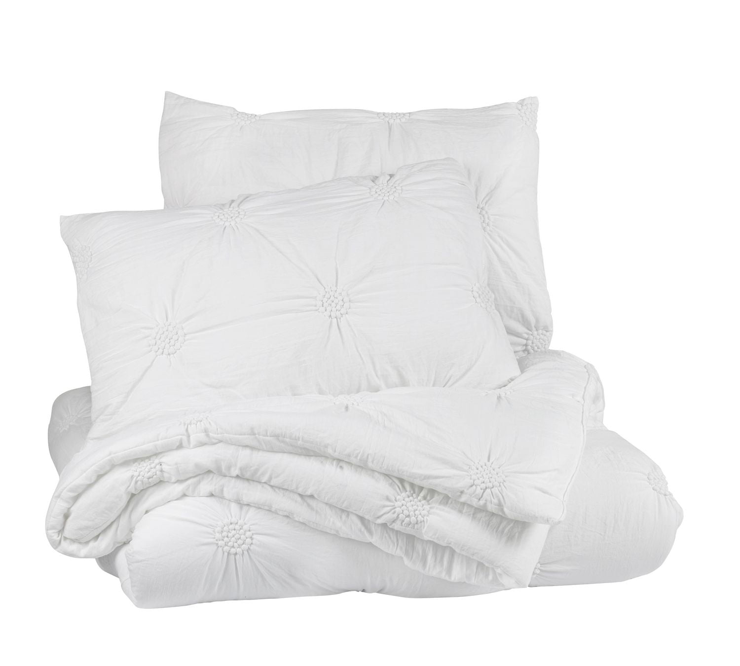 Ensemble de couvre-lit floral fronc