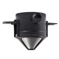 thumbnail image 3 of Coffee Filter Double-Layer Handle Tea Dripper Steel Coffee Filter; Stainless Stainless Steel Foldable Drinking Milk Strainer, 3 of 8
