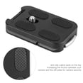 thumbnail image 4 of Quick Release Plate, Lightweight Aluminum Alloy Anti Slip Durable Tripod Head Black QR-60  For Camera Security, 4 of 8