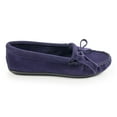 thumbnail image 6 of Minnetonka Women's Kilty Hardsole Moccasins, Navy, 6.5 W US, 6 of 7