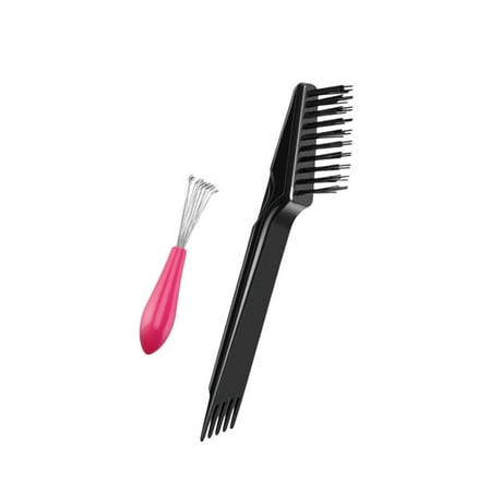 Soimiss Hair Cleaning Brush Tool Comb Cleaner Brush Hair Assorted Color 1 Set of 2Pcs
