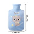 thumbnail image 2 of RKSTN Kitchen Utensils Set Kitchen Essentials Winter Water Injection Hot Water Bottle Hot Compress Belly Warm Water Bag Flannel Cover Plush Warm Handbag Kitchen Decor, 2 of 5