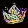 thumbnail image 4 of Meitianfacai Glowsticks 100pcs, Light Sticks for Concert, Wedding and Birthday Party, Multicolor, 4 of 7