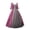 Pink, variant on Qiopertar Vintage Square Neck Dress for Women Gothic Cake Skirt Flounce Lace Short Sleeve Party Cocktail Elegant Princess Dress, Pink 4XL