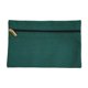 thumbnail image 1 of Bolsillo lateral cosido para guardar la cartera, diseño con cremallera, material de lona adecuado para verde oscuro, 1 of 8